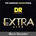DR Strings BLACK BEAUTIES - Black Coated Acoustic 12-54