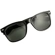 Blues Brothers Wayfarer Style Sunglasses - 80s Retro - Includes Soft Case