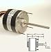 D749, 5.6 Diameter, Condenser Fan Motor, PSC, Open Ventilation, Air-Over, HP 1/4, Volts 208-230, Amps 1.8, RPM 1075, Load Factor 1.3, A Dim 3 and 3/4