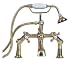 Adjustable Tub Filler With Deck Mount Legs & Spread Arms