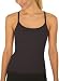 Cami Top for Fitness and Yoga, Medium (4-8), Black