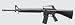 Sporting Goods : M16a1 Style Airsoft Spring Powered Rifle 1/1 Scaled