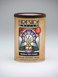 Fireside Gourmet Fat Free Vanilla Nut Fudge Instant Flavored Coffee