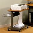Ultra Printer Stand in Pewter/Teak By Studio RTA Furniture