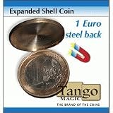Expanded Shell Coin - 1 Euro (Steel Back) by Tango Magic