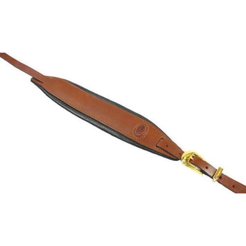 Fender フェンダー Slim Padded Leather ストラップ　ブラウン