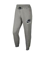 Nike Pantalón de Chándal (Gris Jaspeado)