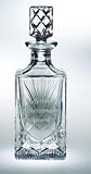DURHAM CRYSTAL WINE DECANTER - DURHAM COLLECTION 24% CRYSTAL 38 OZ. SQUARE DECANTER - decanter