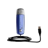 Klassisches USB Kabel f�r Sony Walkman NW-E002F mit Hot Sync und aufladen Einsatzm�glichkeiten - von Gomadic mit TipExchange Technology