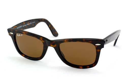 Ray Ban Original Wayfarer Sunglasses RB2140 902/57 Tortoise/Crystal Brown Polarized 50mm