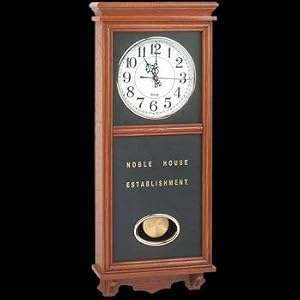 Clocks Wood, Battery Operated Pendulum Clock