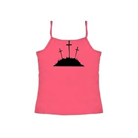 Three Crosses - Spaghetti Tank T-Shirt