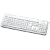 Irocks USB Keyboard Silver Frame White Mac/win
