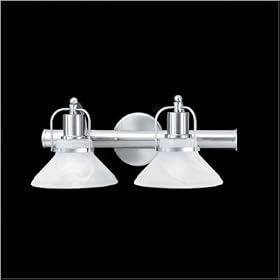 Newport Vanity Light in Brushed Nickel