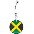 Jamaica Flag Belly Ring