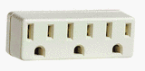 Multi-outlet & Power Strips: Leviton 698I Triple Tap