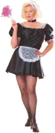 Plus Size (14-20 Women) French Maid Costume