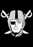 Oakland Raiders Mini Garden Window Flag 15"x10.5" NFL Football Fan Shop Sports Team Merchandise
