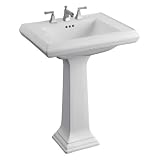 Bathroom Sink Pedestal by Kohler - K-2258-1 in Biscuit