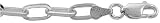 18 Sterling Silver 7/32 (5.5 mm) Square Wire Cable Chain, NICKEL FREE