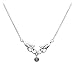 Kit Heath Heritage Sterling Silver Ladies 9209AM Celtic Amethyst Knot Necklace
