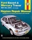 Haynes Repair Manual, Ford Escort and Mercury Tracer, 1991-2000