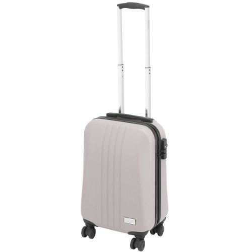 ESPRIT Trolley Koffer Vision Polycarbonate, taupe, 55x35,5x23,5, 14350