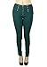Sidecca Women's Retro Rockabilly 8-Button High Waist Pant