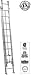 Louisville Colonel AE2224 24-ft Extra Heavy Duty Aluminum 2-Section D-Rung Extension Ladder