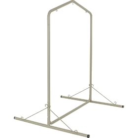 Pawleys Island Deluxe Steel Textured Swing Stand, Taupe from Swings & Rockers Gliders