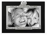 Review Jaf Gifts  / 4x6 25th Anniversary Picture Frame BORDER LINES