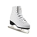 American Athletic Shoe Girl's Tricot Lined Ice Skates, White, 10 (51210)