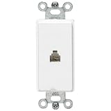 Leviton 002-40649-W Telephone Wall Jack
