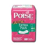 Poise Pads Extra Plus Absorbency - 60 / Bag, 4 Bags / Case