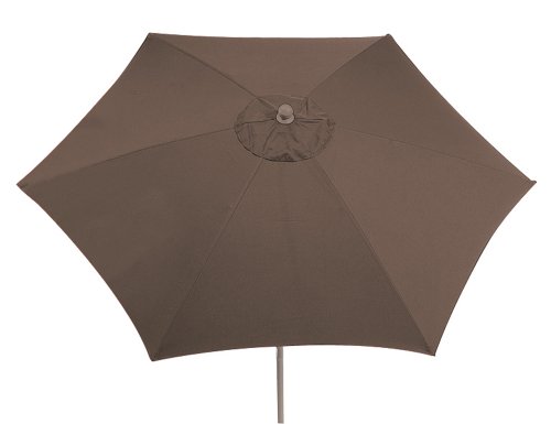 Siena Garden 336878 Sonnenschirm Push Up, Bezug mocca Gestell champagner &Oslash; 300 cm Preisvergleich