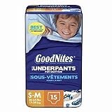 GoodNites Underwear, Boys, Size S-M (38-65 lbs), Jumbo