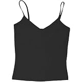 American Apparel - Cotton Spandex Jersey Bra-Cami, Black, XS