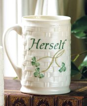 Belleek 4-1/2-Inch Mug, Herself