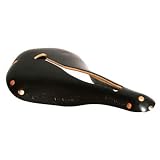 Selle an atomica TITANICO Watershed Leather Laminated(防水)(防水) BLACK(13-12-0001-02)