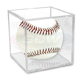 BallQube Baseball Holder Display Sports Memoriablia Display Case! BallQube Baseball Holder Display - Sports Memoriablia Display Case!