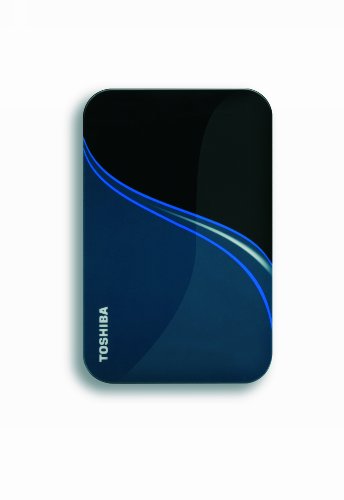 Toshiba 500 GB USB 2.0 Portable External Hard Dive HDDR500E04XL (Liquid Blue)