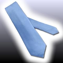 Seidenkrawatte hellblau Pongee 08 9,5 x 140 cm Standartgr��e KC145