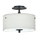 31EHRuTFq1L. SL160  Kenroy Home 04591BRZG Sanctuary 1 Light Semi Flush, Bronze Graphite Finish