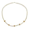Girls Freshwater Pearl and Amber Necklace