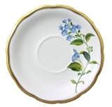 Herend American Wildflowers Blue Wood Aster Tea Saucer