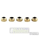 Team Associated 4-40 Alum. Locknuts Small Pattern, Gold by Team Associated