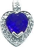 14K WG 1.75ctw Amethyst Diamond Pendant Jewelry New