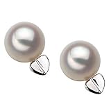 PearlsOnly Rebecca White 7-8mm AA Japanese Akoya Sterling Silver Pearl Earring Set