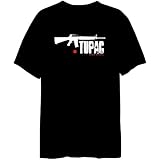 Tupac Street Veteran Male Names Mens T-Shirt (Black, Sizes X-Small - XXX-Large)