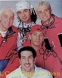 Signed N' Sync 8x10 by Justin Timberlake, Chris Kirkpatrick, Joey Fatone, Lance Bass and JC Chasez Photo